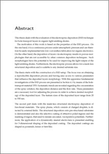 Examples of dissertation abstracts